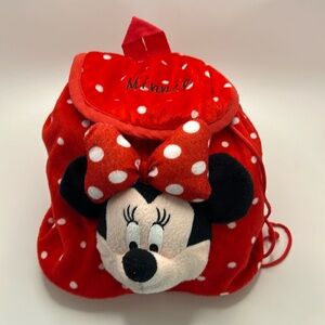 Disney minnie mouse cute red backpack